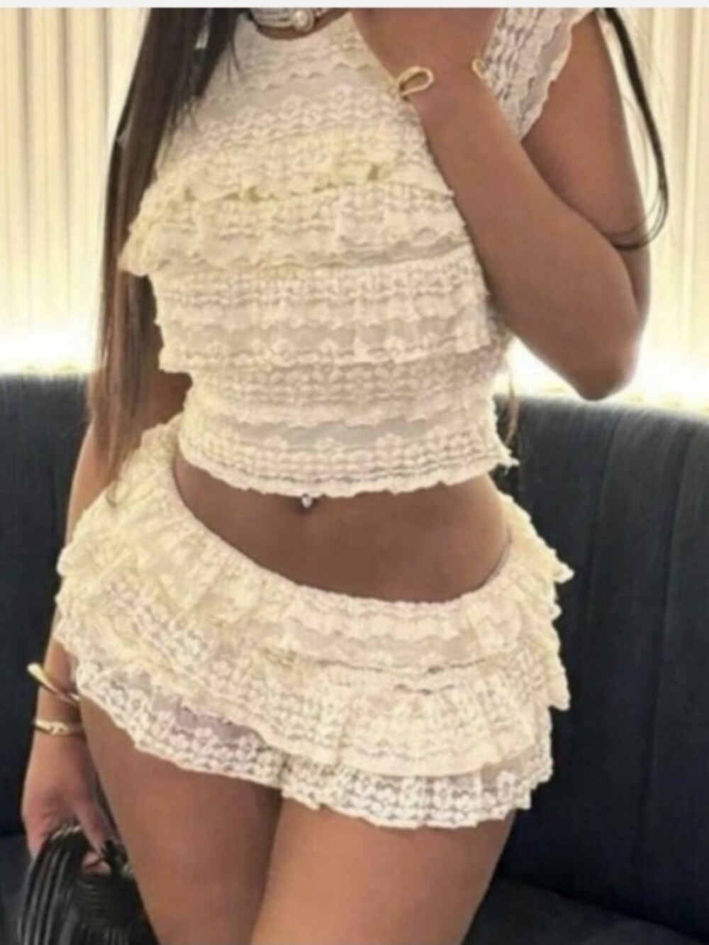 Lace Skirt Set